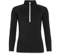 AWDIS Girlie Just Cool Sweat À Manches Longues Demi-Zip XS-XL
