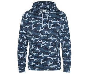 Awdis Homme Jh014 Sweatshirt À Capuche, Bleu/Camouflage, S EU