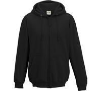 Awdis Homme Veste à capuche / Sweat à capuche / Hoodie avec fermeture éclair RW180 (3XL) (Noir velours)