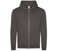 Awdis Hoodie Zip Intégral Coton Mélangé Organic Homme