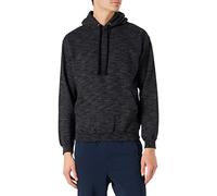 Awdis JH012 Black Sweatshirt à Capuche, Noir/Blanc, L Mixte