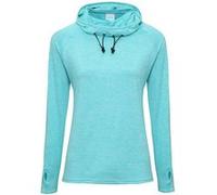 AWDis Just Cool Girlie - Haut à capuche - Femme (M) (Bleu océan chiné) - UTRW5359 Bleu Océan Chiné