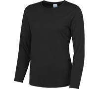 AWDis Just Cool T-shirt fille manches longues RW4814 (S) (Noir)