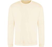 AWDis Just Hoods AWDis Sweatshirt unie uni à col rond (280 GSM) PC2103 (L) (couleur crème)