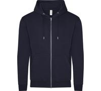 Awdis - Sweat à capuche, Coton issu de l'agriculture biologique pour homme/femme Unie RW8046 (L) (Bleu marine)