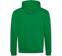 Awdis - Sweat à capuche "Varsity" pour femme PC5729 (XXL) (Vert irlandais/Blanc arctique)