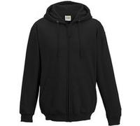 Awdis - Sweatshirt à capuche et fermeture zippée - Homme (3XL) (Noir) - UTRW180 Noir, Noir G