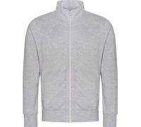 Awdis - Sweatshirt "Campus" fermeture éclair de haut en bas pour homme/femme unie RW8773 (M) (Gris chiné)