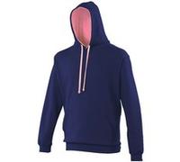 Awdis - Sweatshirt VARSITY - Homme (2XL) (Bleu marine/ Rose clair) - UTRW165 Bleu Marine/ Rose Clair, Bleu marine / rose clair G