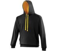 Awdis - Sweatshirt VARSITY - Homme (2XL) (Noir/ Jaune) - UTRW165 Noir/ Jaune, Noir / bouton d'or G