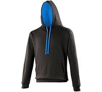 Awdis - Sweatshirt Varsity - Homme (L) (Noir/Bleu Saphir)