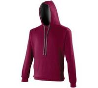Awdis - Sweatshirt VARSITY - Homme (XS) (Bordeaux / gris foncé) - UTRW165 Bordeaux / Gris Foncé, Bordeaux / gris foncé G