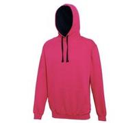 Awdis - Sweatshirt VARSITY - Homme (XS) (Rose/ Bleu marine) - UTRW165 Rose/ Bleu Marine, Rose / bleu marine