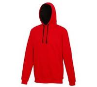 Awdis - Sweatshirt VARSITY - Homme (XS) (Rouge vif/ Noir) - UTRW165 Rouge Vif/ Noir, Rouge vif / noir G