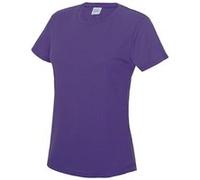 Just Cool - T-Shirt Sport uni - Femme (XL) (Violet)