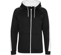 AWDis - Veste à capuche JUST HOODS - Homme (3XL) (Noir/blanc) - UTPC2967 Noir/blanc