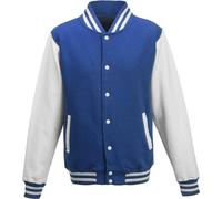 Awdis Veste collège unie PC2083 (L) (Bleu roi/Blanc)