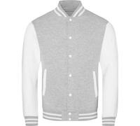 Awdis Veste collège unie PC2083 (XS) (Gris chiné/Blanc)