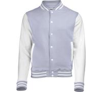 Awdis Veste collège unie RW175 (L) (Gris chiné/Blanc)