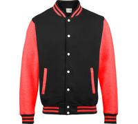 Awdis Veste College unie RW175 (XL) (Noir/rouge feu)