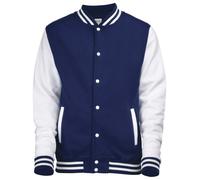 Awdis - Veste - Homme (L) (Bleu marine/Blanc)