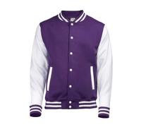Awdis - Veste - Homme (L) (Violet/Blanc)