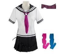 AWDOAJOI Costume de cosplay Mioda Ibuki - Robe de marin - Costume de marin pour fête d'Halloween (taille M)