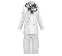 AWDOAJOI Costume de costumade Anime Kokichi Oma Veste, Cape Uniforme pour Halloween, fête (costume, taille XS)