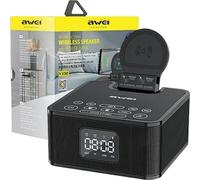 Awei Enceinte Bluetooth Y332 + Chargement par induction Noir/Noir