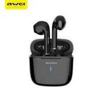 Écouteurs Bluetooth - AWEI - T26 TWS - Noir - Autonomie 300h - Intra-auriculaires