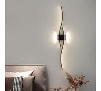AWEITG Dimmable LED Wall Sconces - Indoor Lighting Fixtures for Home, 24W/28W/35W/40W, Adjustable Color Temperature, Easy Install(A,80CM-28W)