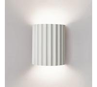 AWEITG Nordic Geometric LED Wall Sconce - Up Down Lamp for Living Room, Bedroom, Hallway, and More(Blanc)