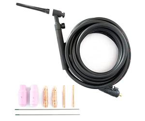 AWELCO - Torche tig à valve 17V Connecteur 10/25 + Accessoires kit de démarrage