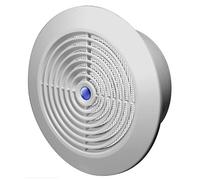 Awenta DPR 100 Grille ronde-100 cm-pour Mur et Plafond-avec moustiquaire, Blanc