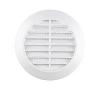 AWENTA Grille de ventilation en plastique ABS Rond, Ø 90/115 mm, Blanc
