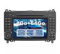 AWESAFE Android 13 [4Go+64Go] Autoradio pour Mercedes Benz Vito Viano W245 W169 W639 W245 W906 Sprinter avec 4G CD/DVD 7 Pouces Écran Tacile Carplay Android Auto GPS Bluetooth SWC FM RDS