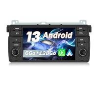 AWESAFE Android 13 Autoradio[6Go+128Go] pour BMW E46 3 séri avec Carplay Android Auto 7 Pouces GPS WiFi USB FM Bluetooth Commande au Volant