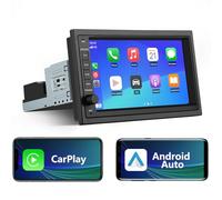 AWESAFE Autoradio 1 din 2 din Android 13 Universel Voiture Modèles Écran de 7 Pouces Supporte GPS Carplay Android Auto WiFi Bluetooth FM RDS USB Commande au Volant[2Go+64Go]