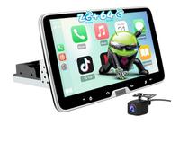 AWESAFE Autoradio 1 Din Universel [2Go+64Go] Android 13 avec Carplay & Android Auto/Caméra de Recul/10.1” Écran Tactile/Bluetooth/GPS/FM/WiFi/RDS/Commandes Vocale