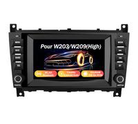 AWESAFE Autoradio Android 13 pour Mercedes-Benz Classe C W203/CLC W203/CLK W209 [6Go+128Go] 8 Pouces Écran Tacile avec Carplay Android Auto GPS/Bluetooth/Mirrolink/SWC/Aide au Parking