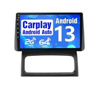 AWESAFE Autoradio Android 13 pour Renault Clio 2 2002-2012/Clio Campus 2009, 9 Pouces Écran Tactile 2Go+64Go, CarPlay & Android Auto sans Fil, GPS WiFi Bluetooth FM/RDS DSP, Commandes au Volant