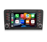 AWESAFE Autoradio Android 15 pour Audi A3 S3 RS3 8P (2003-2012), 2Go+64Go 7 Pouces Écran Tactile,CarPlay & Android Auto, GPS WiFi Bluetooth FM RDS USB Commandes au Volant