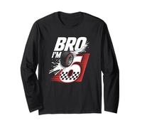 Awesome 6th Birthday Racing Car Party Boys Kids Celebration Manche Longue