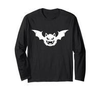 Awesome Bat Face Vampire Y2K Emo Alt Streetwear Manche Longue