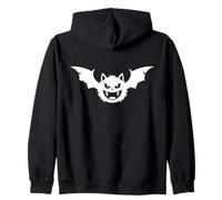 Awesome Bat Face Vampire Y2K Emo Alt Streetwear Sweat à Capuche