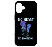 Awesome Cute UnderWater Fish no heart no emotions JellyFish Coque pour iPhone 16