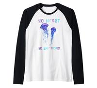 Awesome Cute UnderWater Fish no heart no emotions JellyFish Manche Raglan