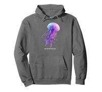 Awesome Cute Underwater Fish Sea Just Go with Flow Jellyfish Sweat à Capuche