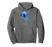 Awesome Cute Underwater Fish Sea Just Go with Flow Jellyfish Sweat à Capuche