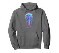 Awesome Cute Underwater Fish Sea Just Go with Flow Jellyfish Sweat à Capuche